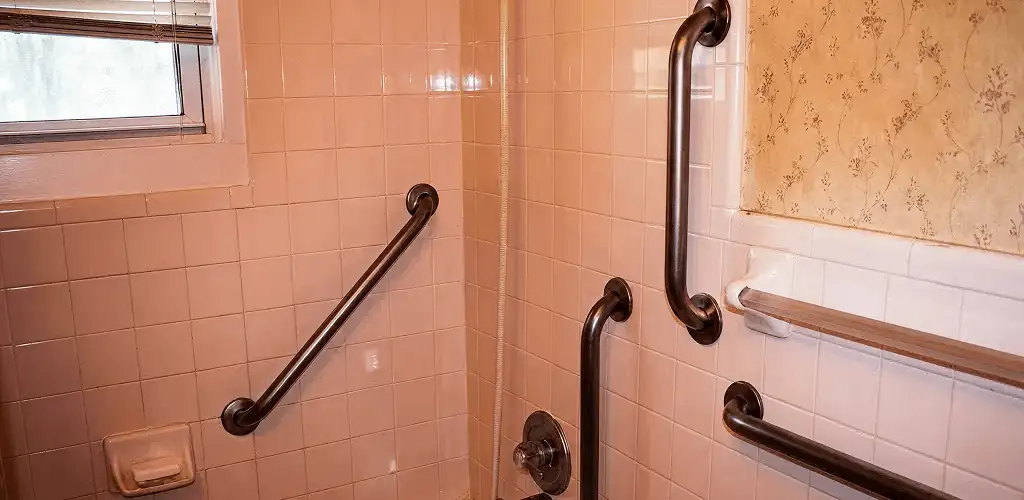 Shower grab bar installation for bathroom safety and accessibility in Baton Rouge, LA